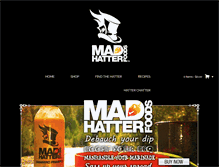 Tablet Screenshot of madhatterfoods.com